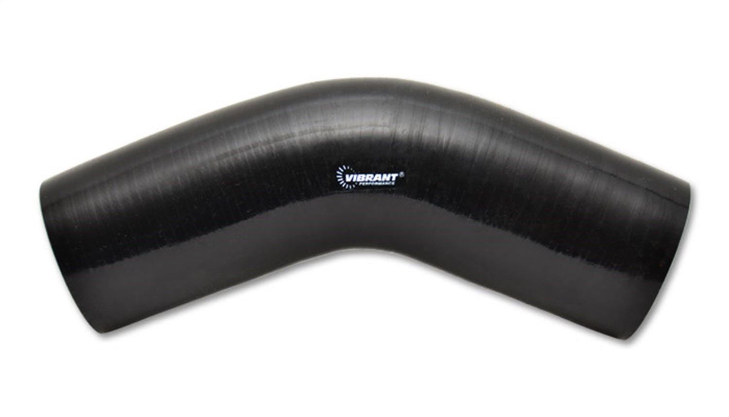 Vibrant Performance 2753 4 Ply 45 Degree Elbow; 2.75 in. I.D. x 5 in. Leg Length; Black; Vibrant Performance 2753