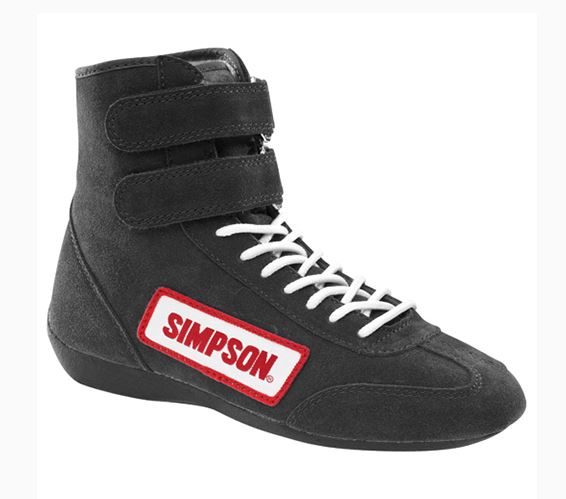 Simpson Safety 28140BK Simpson Racing Hightop Shoes Simpson Safety 28140BK