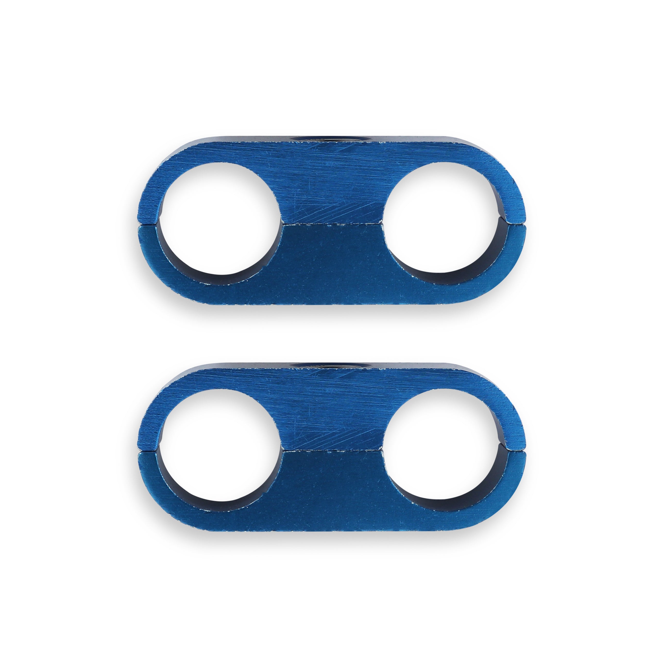 Hose & Tubing Separator, 21/32", Package Of 2, Blue Anodized