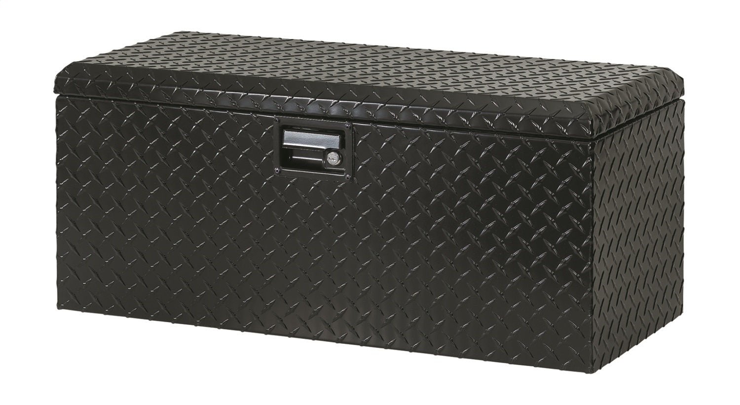 Lund 288271BK Aluminum Storage Box; L 32 in. x W 12 in. x H 13.5 in.; Flush Mount; Black; Lund 288271BK