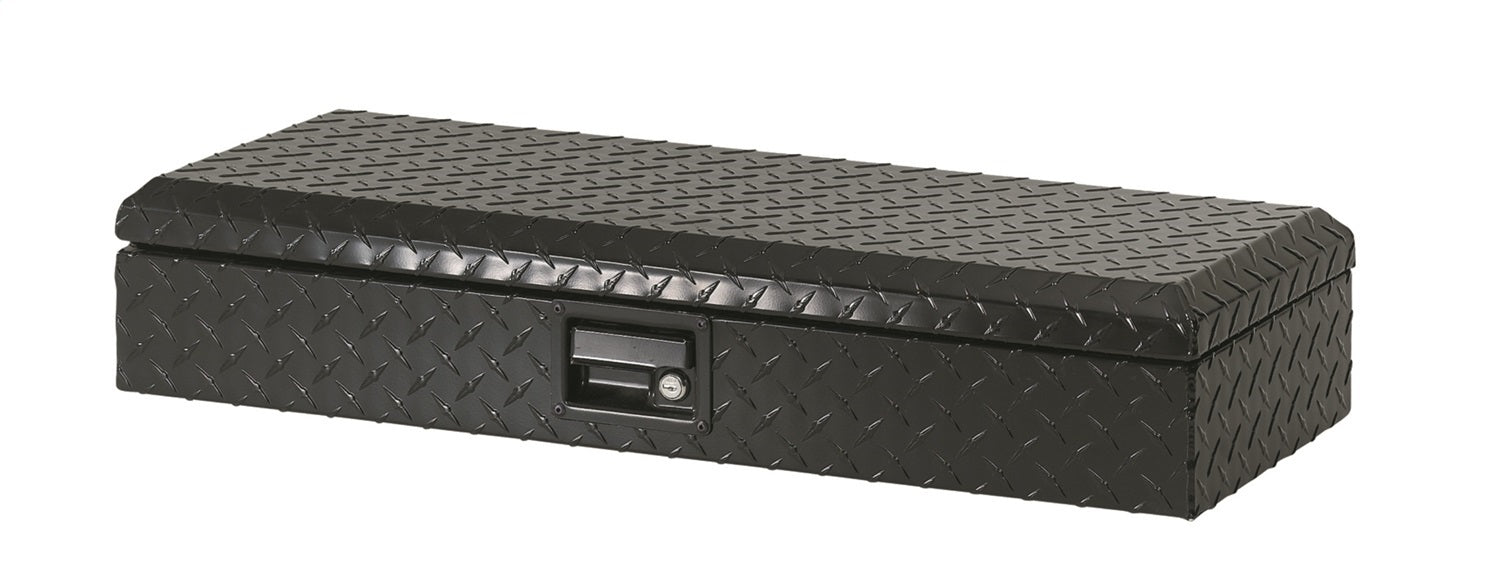 Lund 288273BK Aluminum Storage Box; L 36.75 in. x W 19.5 in. x H 13.5 in.; Flush Mount; Black; Lund 288273BK