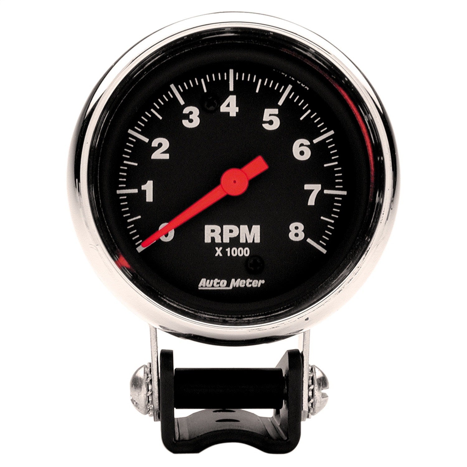 AutoMeter 2893 GAUGE; TACHOMETER; 2 5/8in.; 8K RPM; PEDESTAL; TRADITIONAL CHROME AutoMeter 2893
