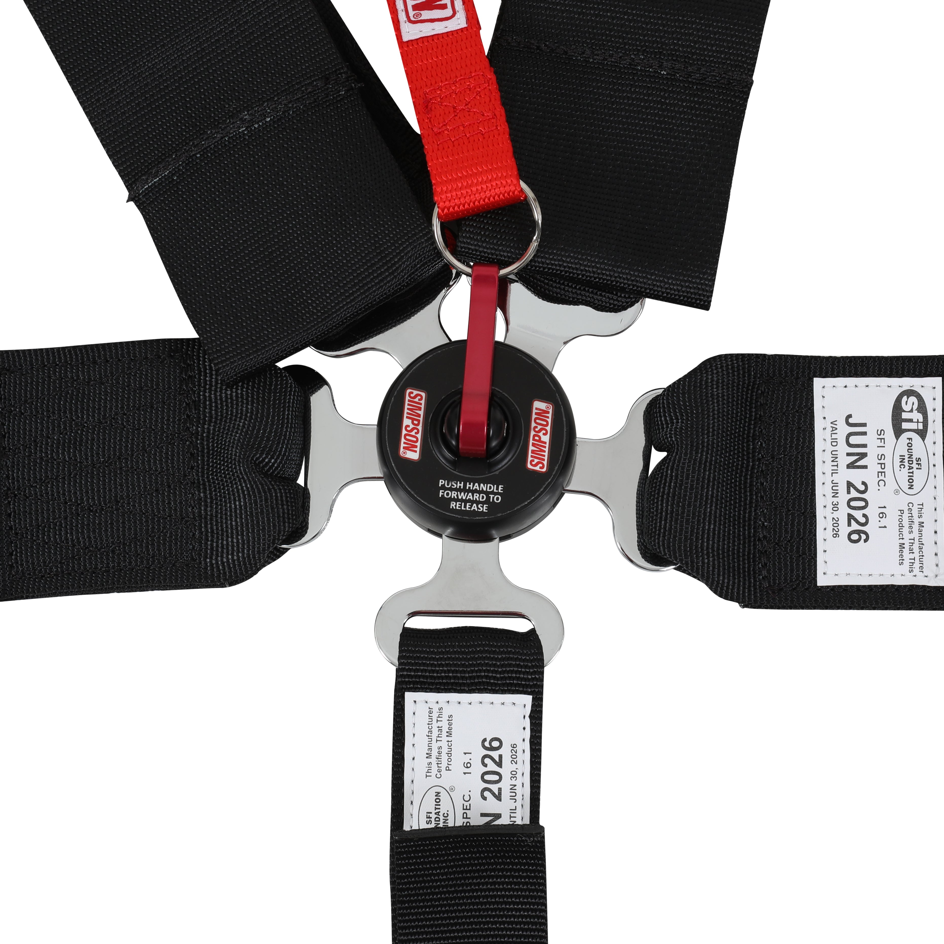 Simpson Safety 29112BK Simpson Racing Lever Camlock Harness Simpson Safety 29112BK
