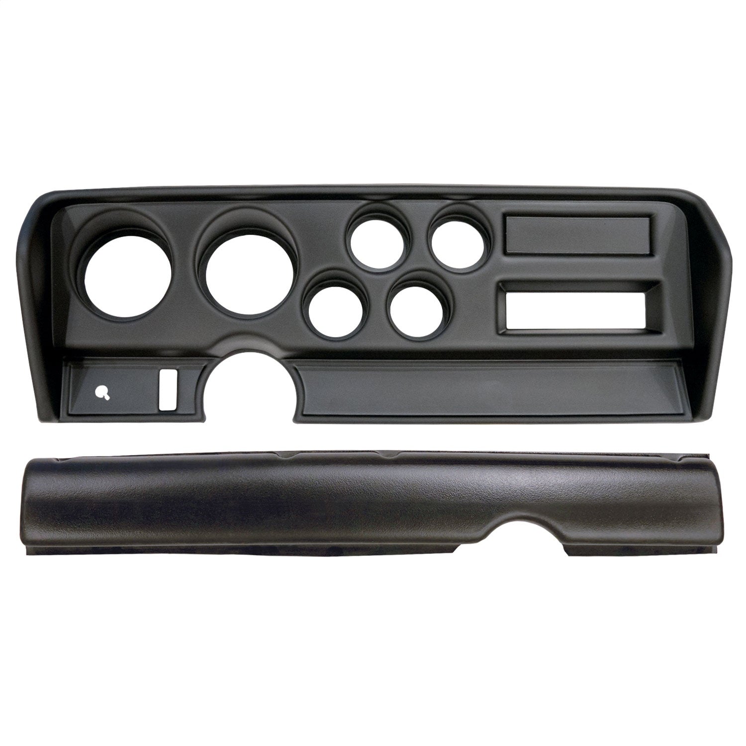 AutoMeter 2914 GAUGE MOUNT; DIRECT FIT; (3 3/8in. X2; 2 1/16in. X4); PONTIAC GTO NO AC 70-72 AutoMeter 2914