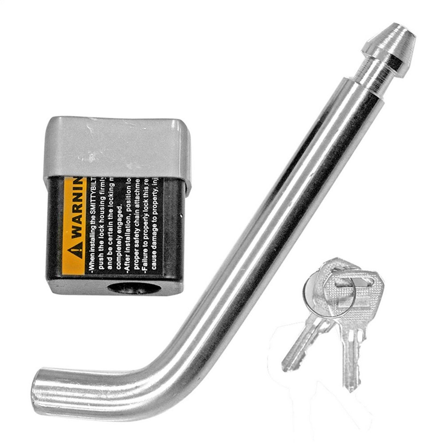 Trailer Hitch Pin; 5/8 in.; w/Lock And Key; Smittybilt 2921