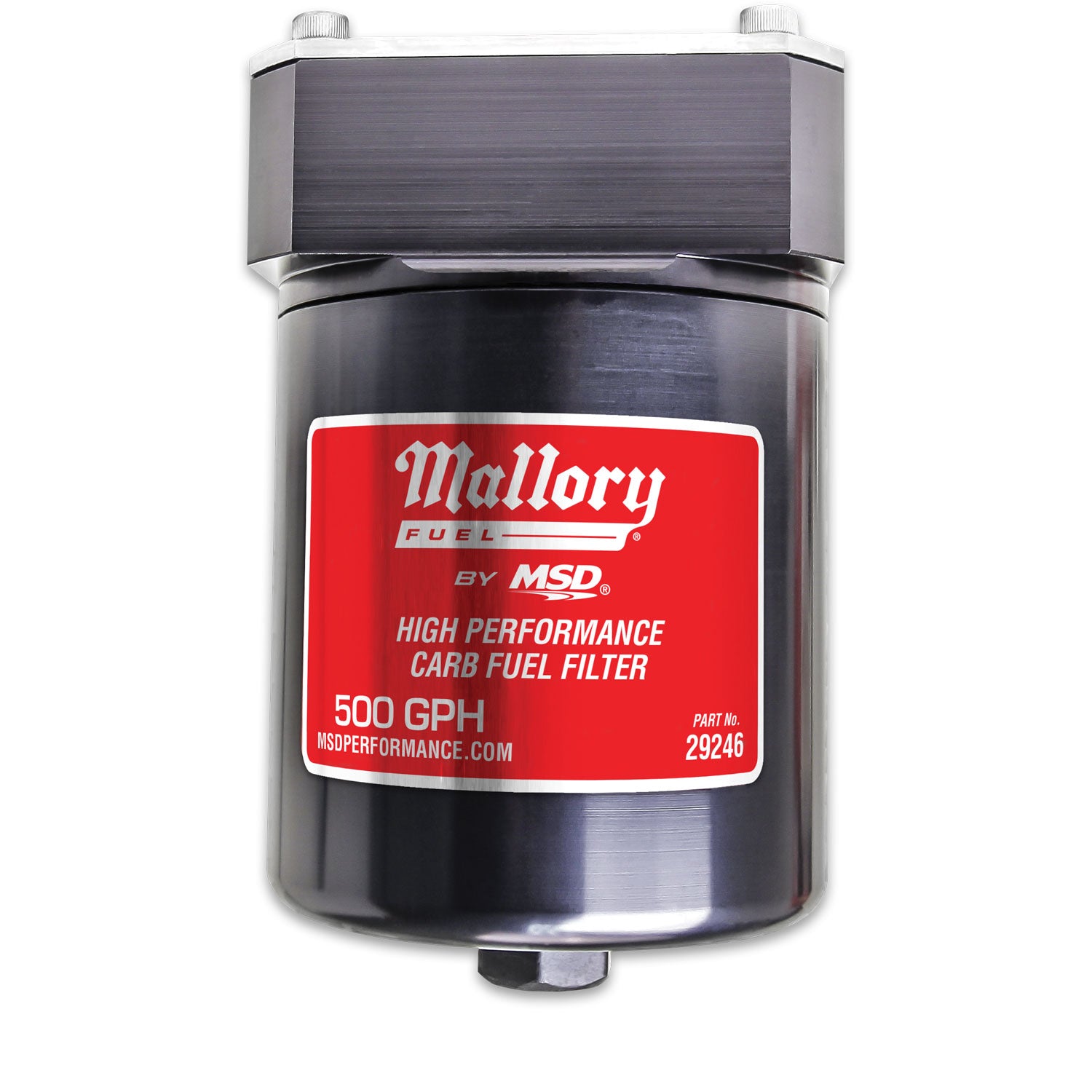 40 Micron Filter, with dual 3/4" x 16 (#8AN) inlets and outlets up to 500 GPH.