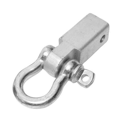Receiver Hitch D Ring; 3/4 in.; For 2 in. Receivers; No Drilling Installation; Smittybilt 29312