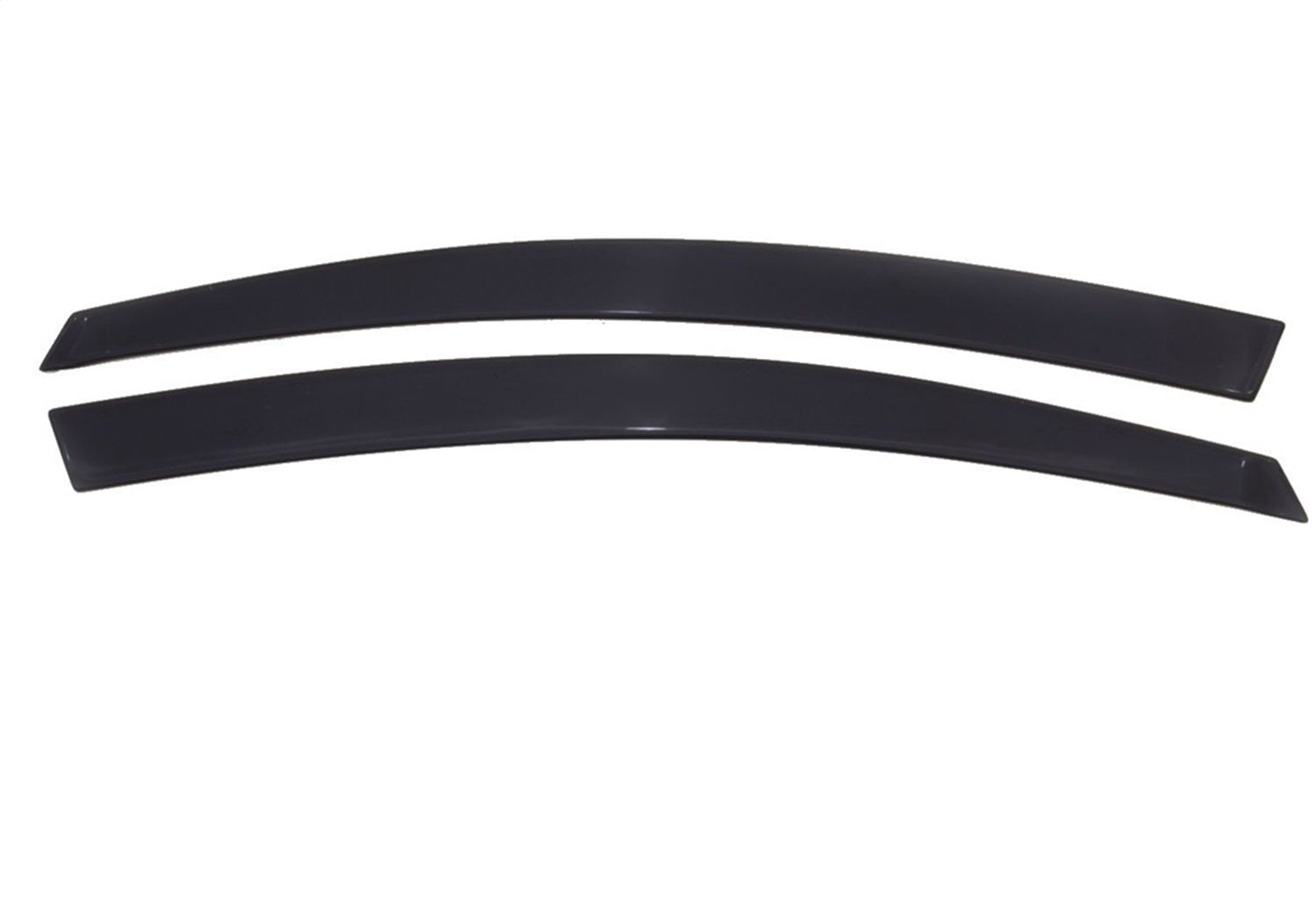 Rampage 38202 Low Profile Ventvisor; Black; 2 Piece; Front; Rampage 38202
