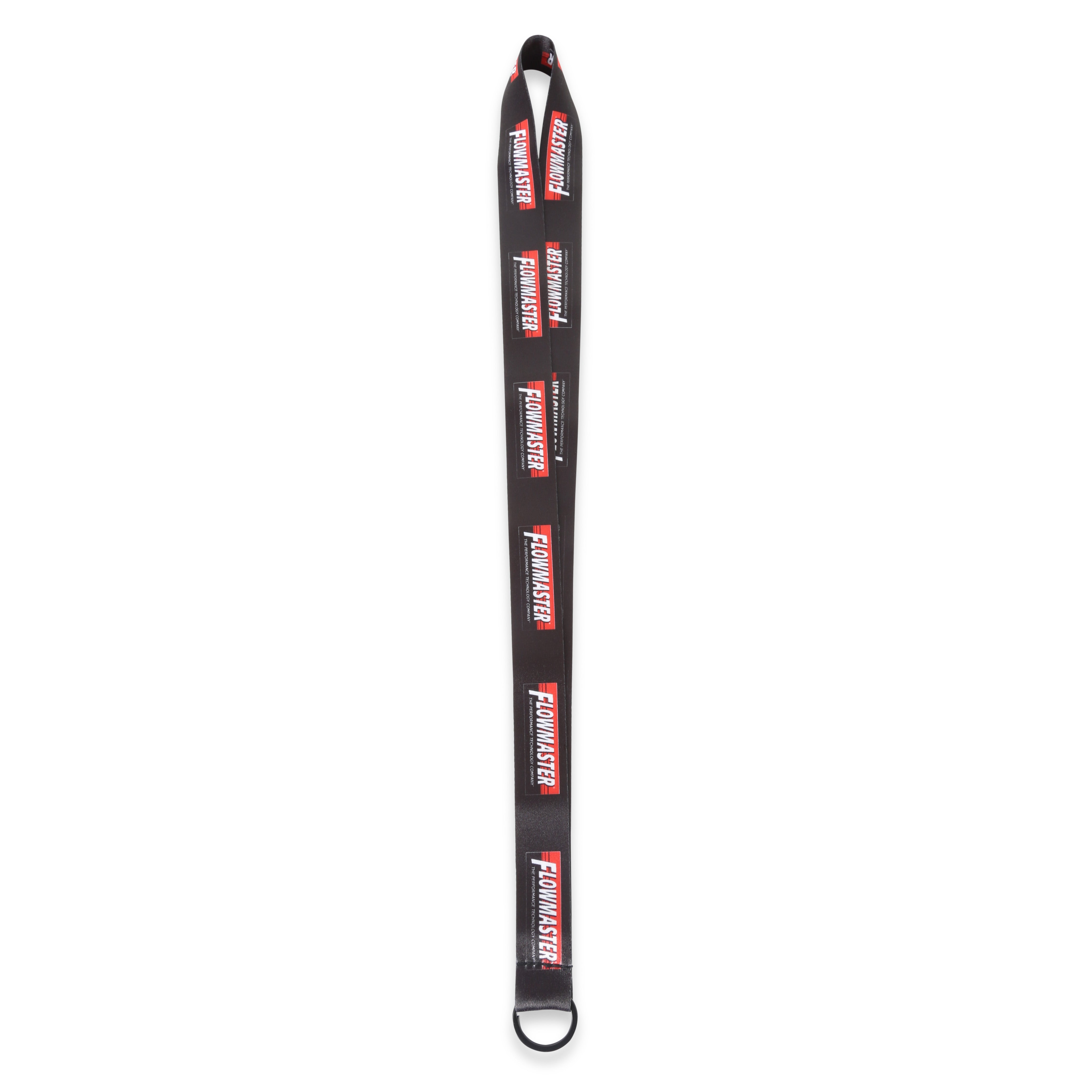 1 inch wide x 18" long lanyard with key ring
