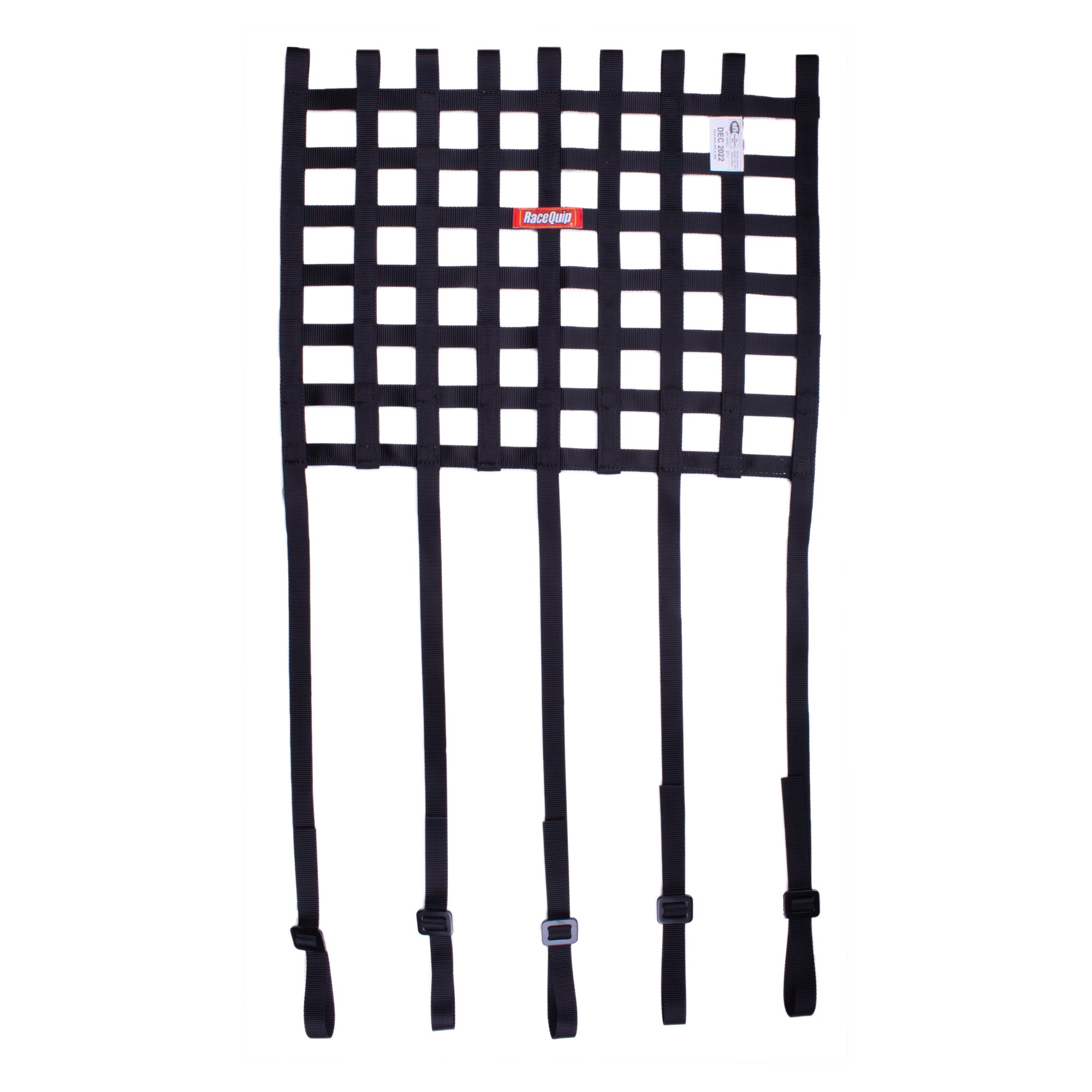 Racequip 825005RQP RaceQuip Ribbon Style Race Car Window Net with 1" Mounting Straps Racequip 825005RQP