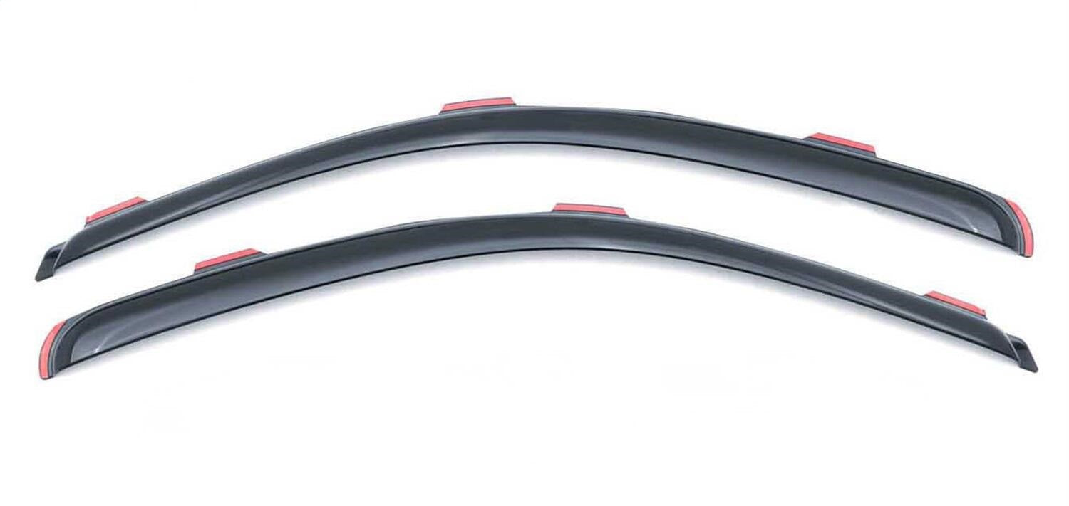 Auto Ventshade AVS 192232 Ventvisor® In-Channel Deflector 2 pc.; Front; Smoke; Auto Ventshade AVS 192232