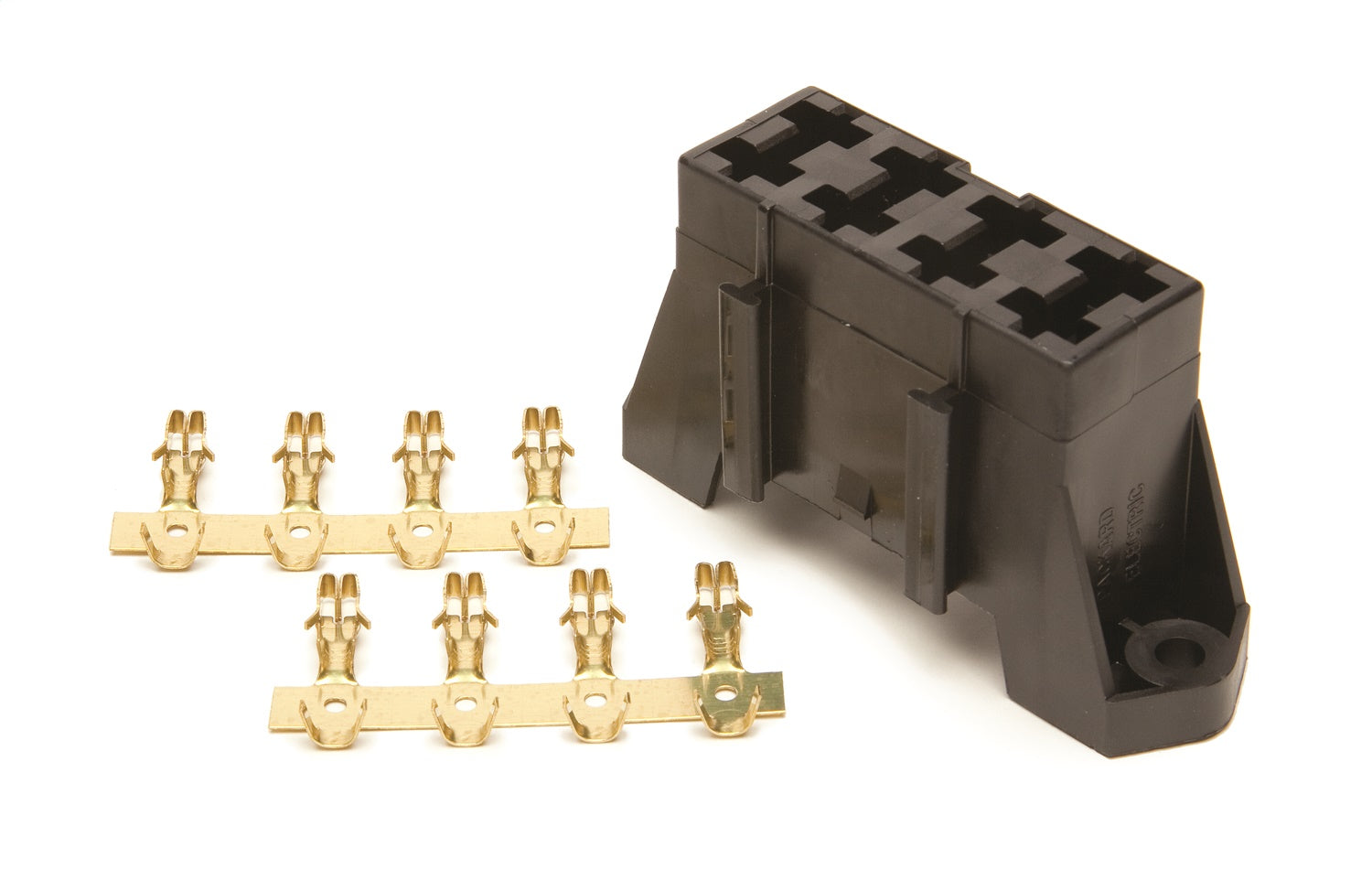 Painless Wiring 30002 4 Circuit ATO Fuse Center; Incl. Fuse Block/Crimp-On Terminals; Painless Wiring 30002
