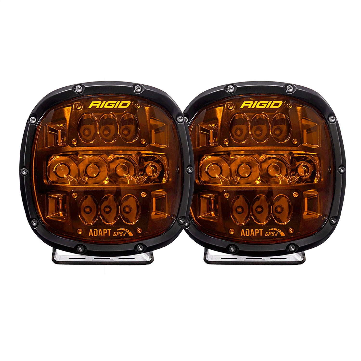 RIGID Industries 300515 Adapt™ XP Pro Light Cover; w/ Pro Amber Lens; Pair; RIGID Industries 300515