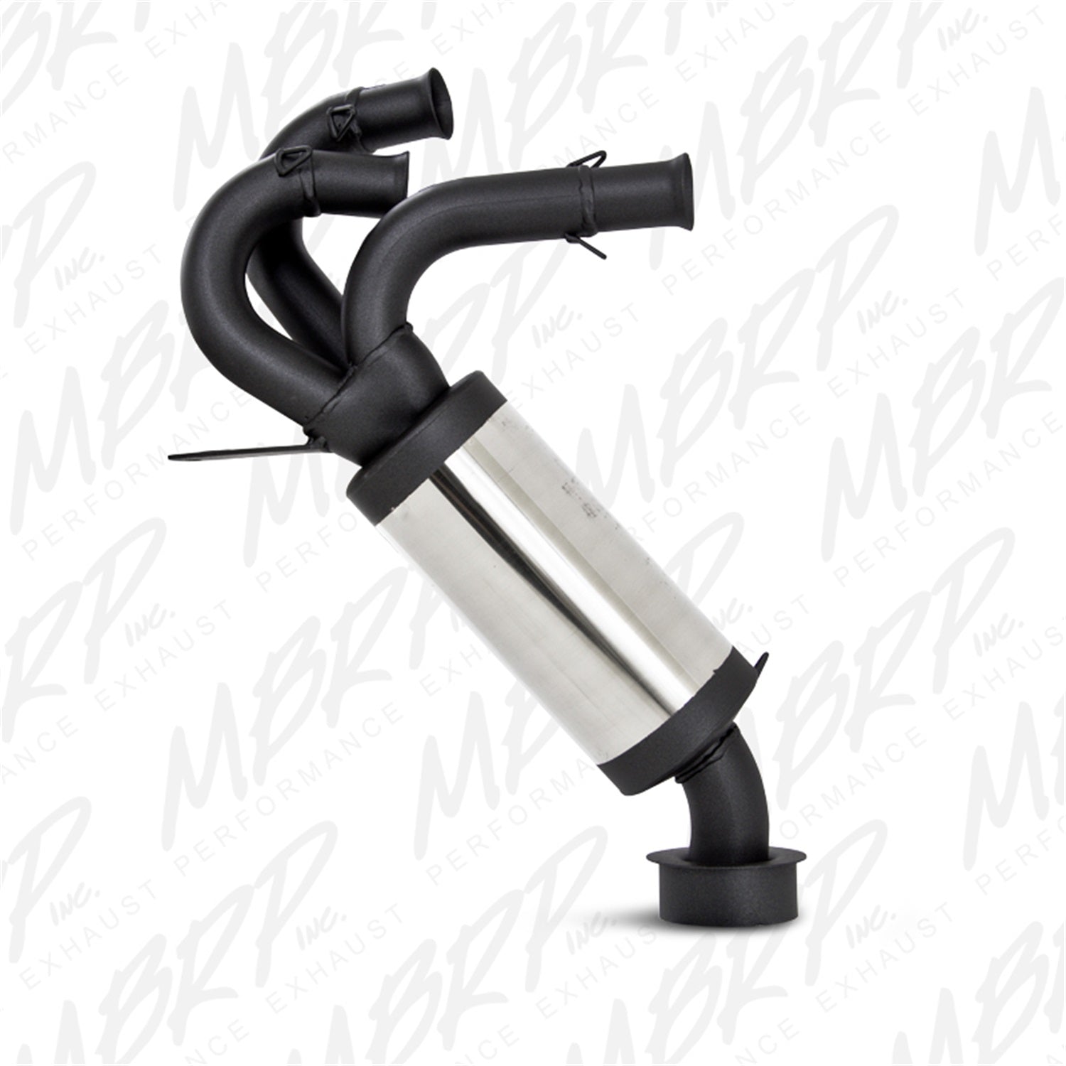 MBRP Exhaust 3010311 Snowmobile Race Exhaust; 4 in. Dia.; 304 Stainless Steel; MBRP Exhaust 3010311