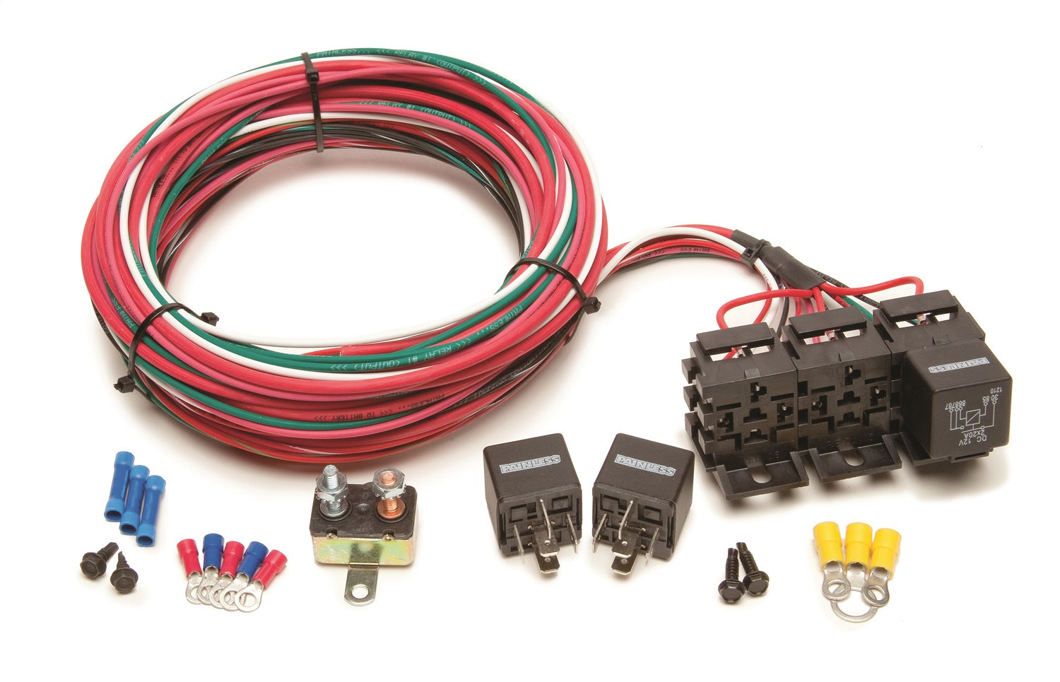 Painless Wiring 30107 3-Pack Relay Bank Painless Wiring 30107