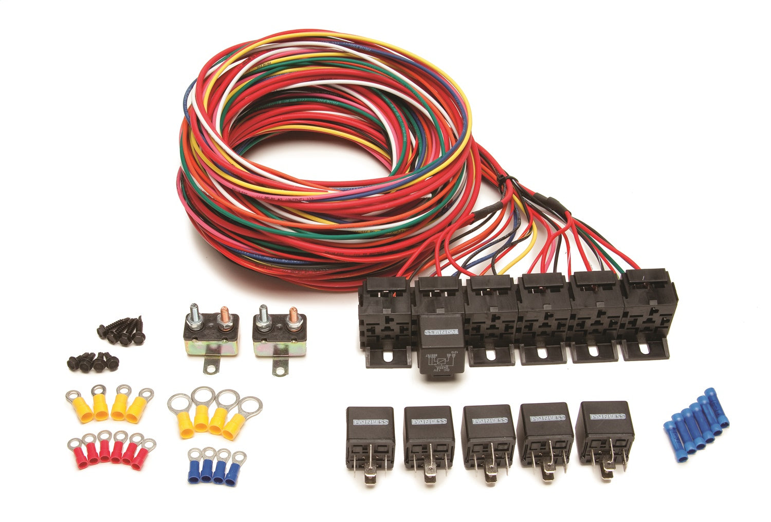 Painless Wiring 30108 6-Pack Relay Bank Painless Wiring 30108
