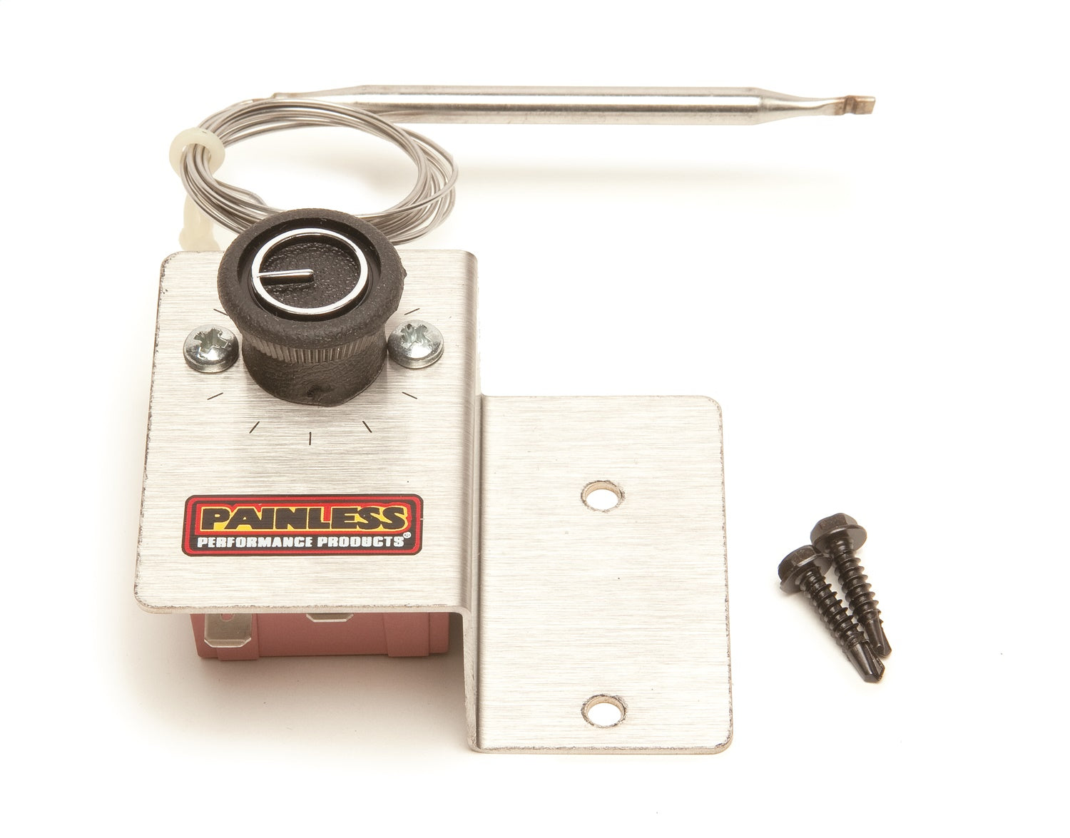 Painless Wiring 30112 Adjustable Fan Thermostat; w/o Relay; Temp Range 32 deg. To 248 deg.; Painless Wiring 30112