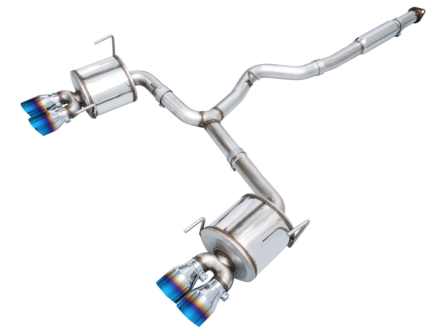 AWE Tuning 3015-49979 AWE Touring Edition Catback Exhaust for VB Subaru WRX - 4" Vapor Blue Tips AWE Tuning 3015-49979