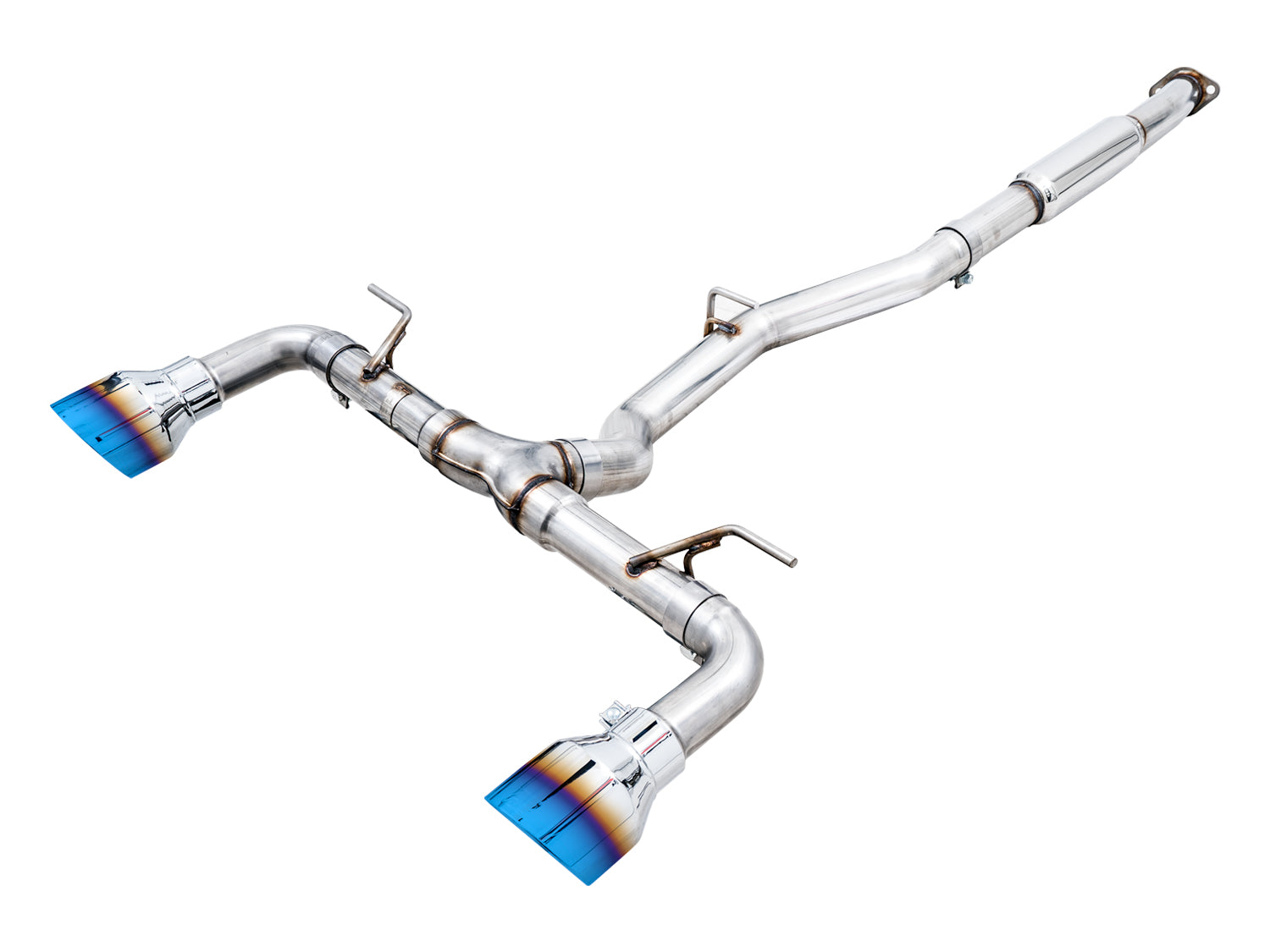 AWE Tuning 3020-39279 AWE Track Edition Exhaust for Subaru BRZ / Toyota GR86 - Vapor Blue Tips AWE Tuning 3020-39279