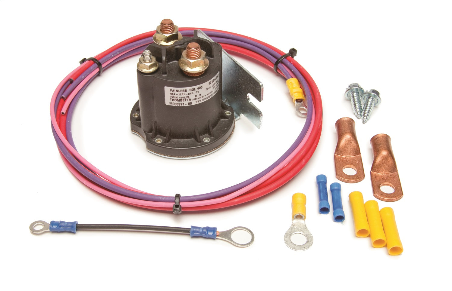 Painless Wiring 30203 Remote Starter Solenoid Kit Painless Wiring 30203