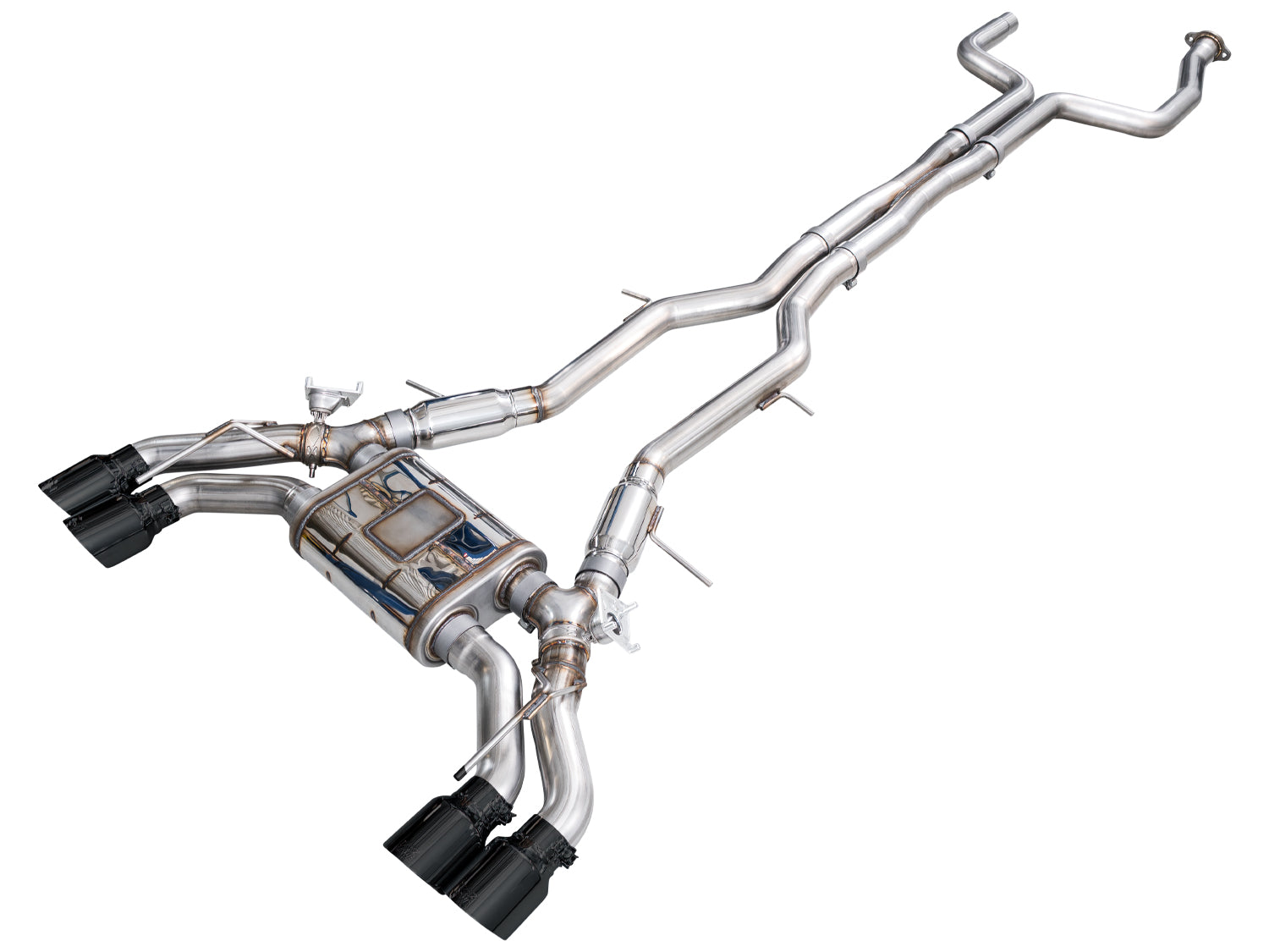 AWE Tuning 3025-43562 AWE SwitchPath™ Exhaust for Cadillac CT5-V Blackwing - Diamond Black Tips AWE Tuning 3025-43562