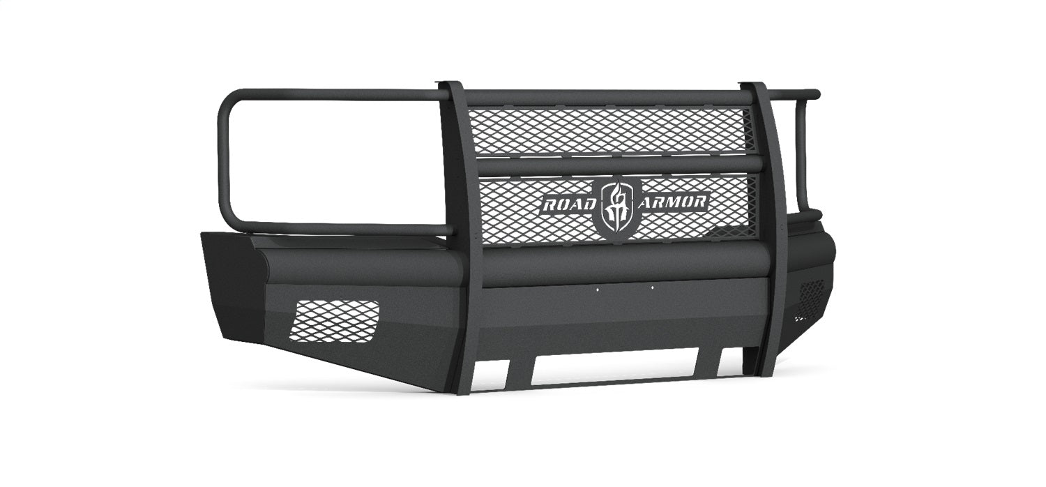 Road Armor 3032VF6B Vaquero Non-Winch Front Bumper; Full Guard; Texture Black; Road Armor 3032VF6B