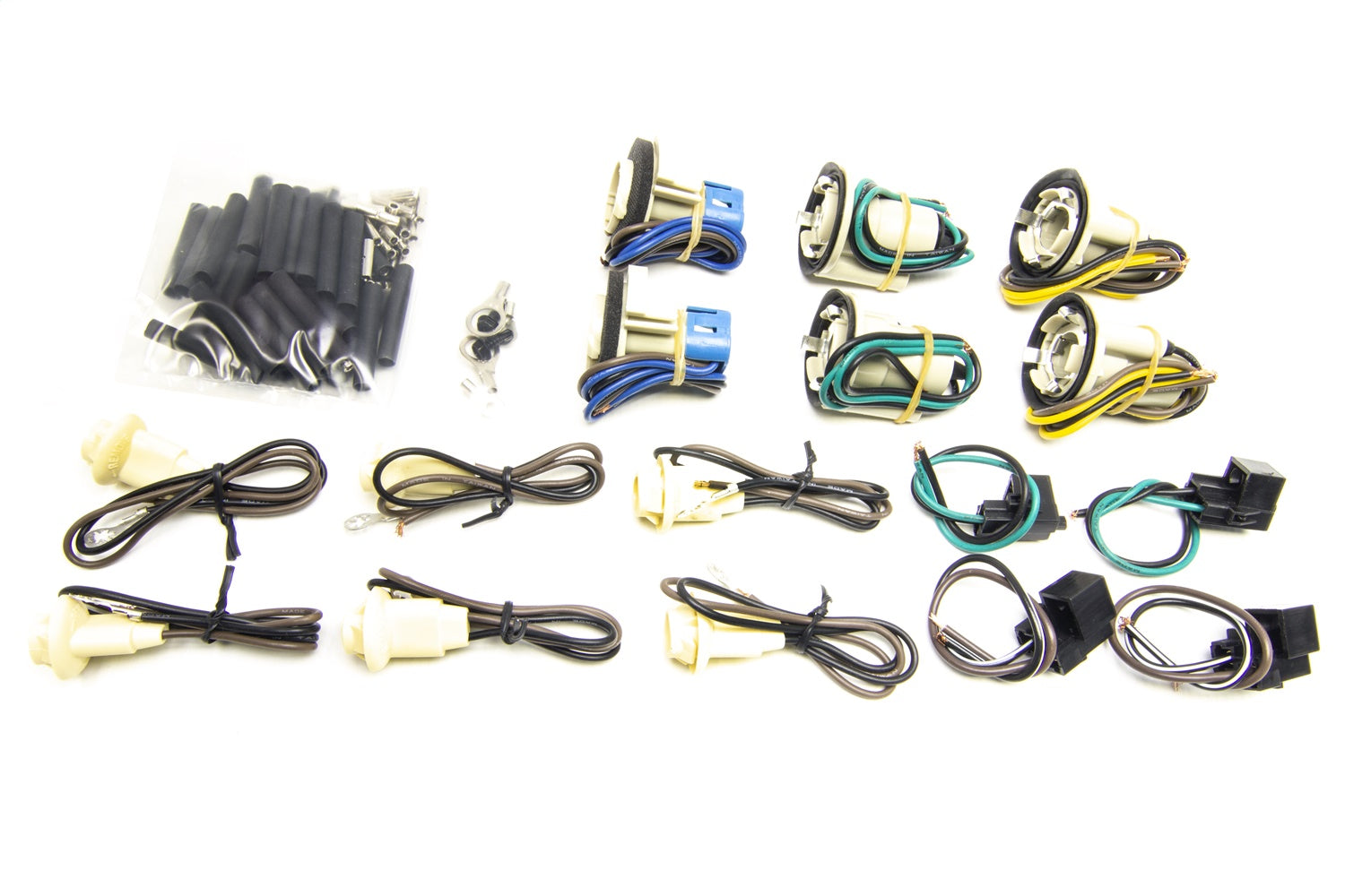 Painless Wiring 30353 Headlight Socket Kit; Dual Square Headlights; Incl. All Terminals/Connectors; Painless Wiring 30353