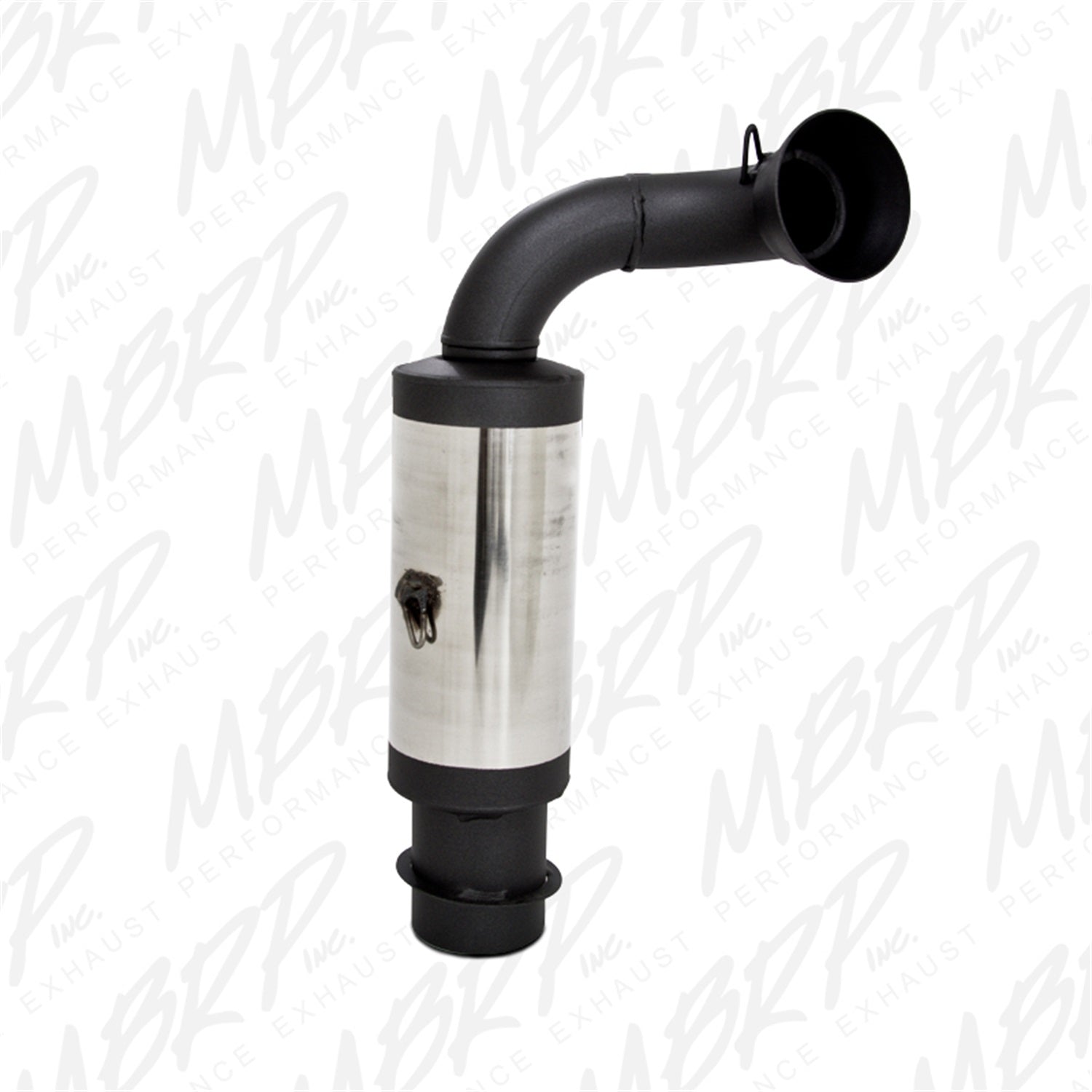 MBRP Exhaust 3040113 Snowmobile Race Exhaust; 4 in. Dia.; 304 Stainless Steel; MBRP Exhaust 3040113
