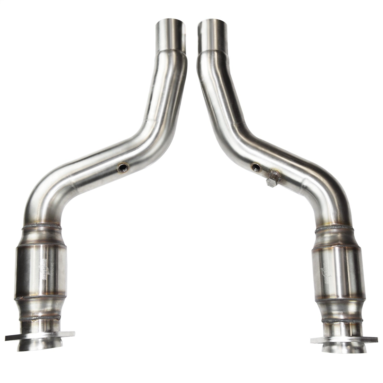 Kooks Custom Headers 31013310 3in. SS GREEN Catted OEM Connection Pipes W/EPS. 2012-2023 LX Platform 6.4L. Kooks Custom Headers 31013310