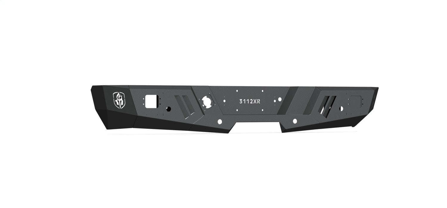 Road Armor 3112XR0B Spartan Non-Winch Rear Bumper; Steel; Satin Black; Road Armor 3112XR0B