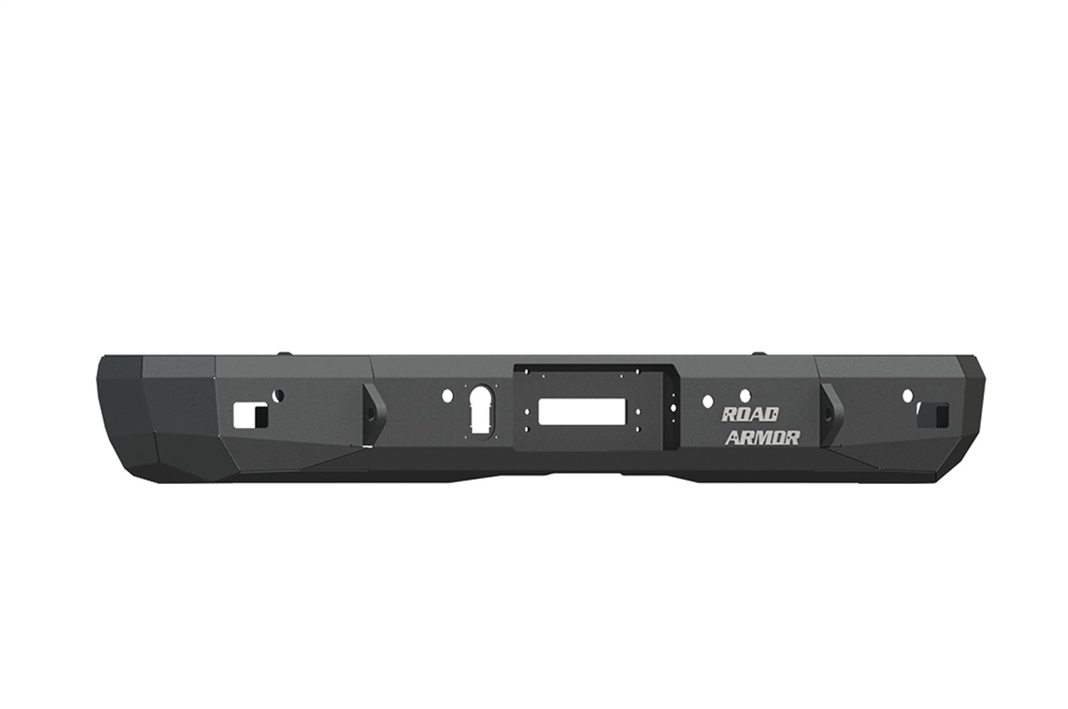 Road Armor 31200B Stealth Winch Rear Bumper; Steel; Satin Black; Road Armor 31200B