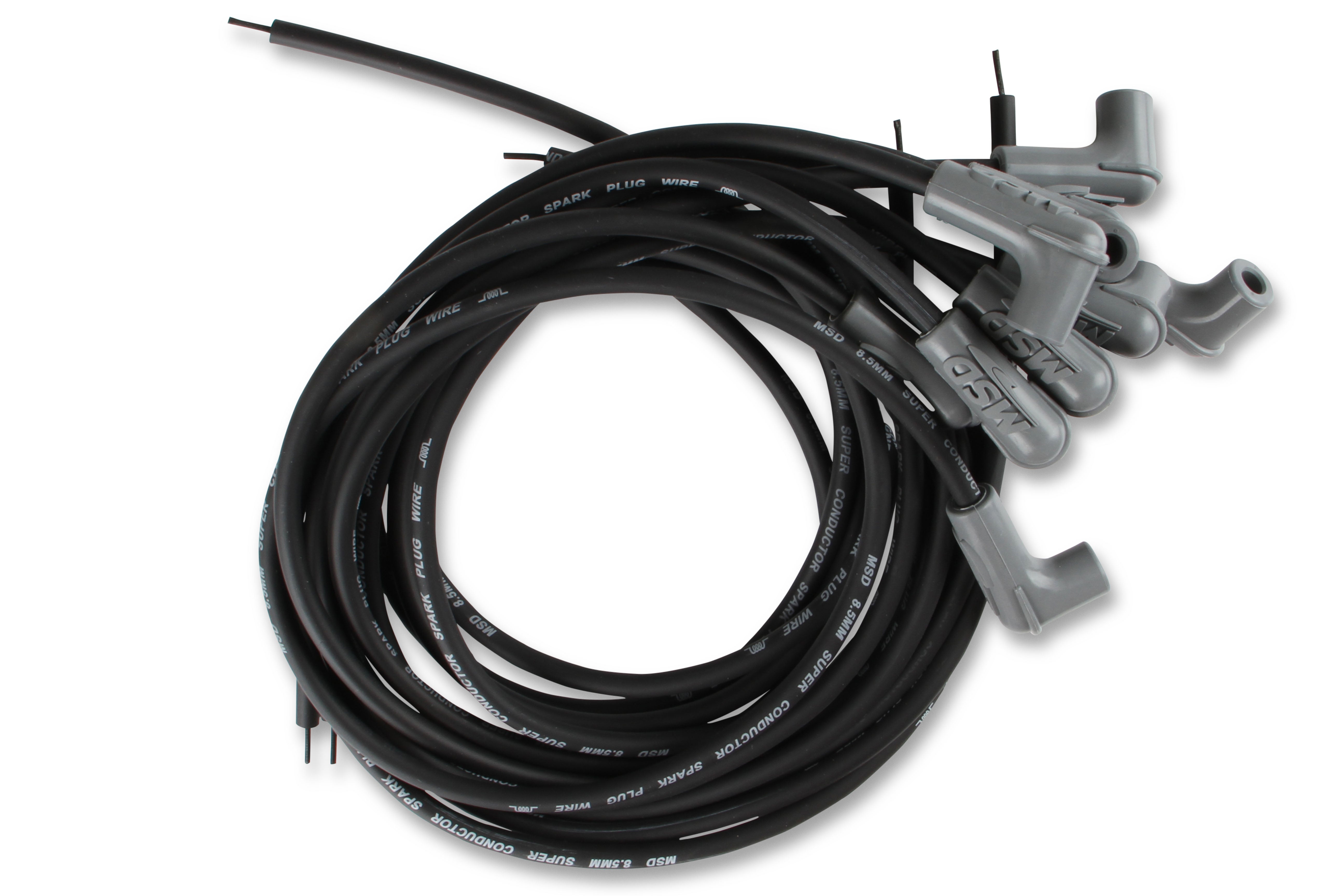 MSD 31223 8.5MM Spark Plug Wire Set - Black MSD 31223
