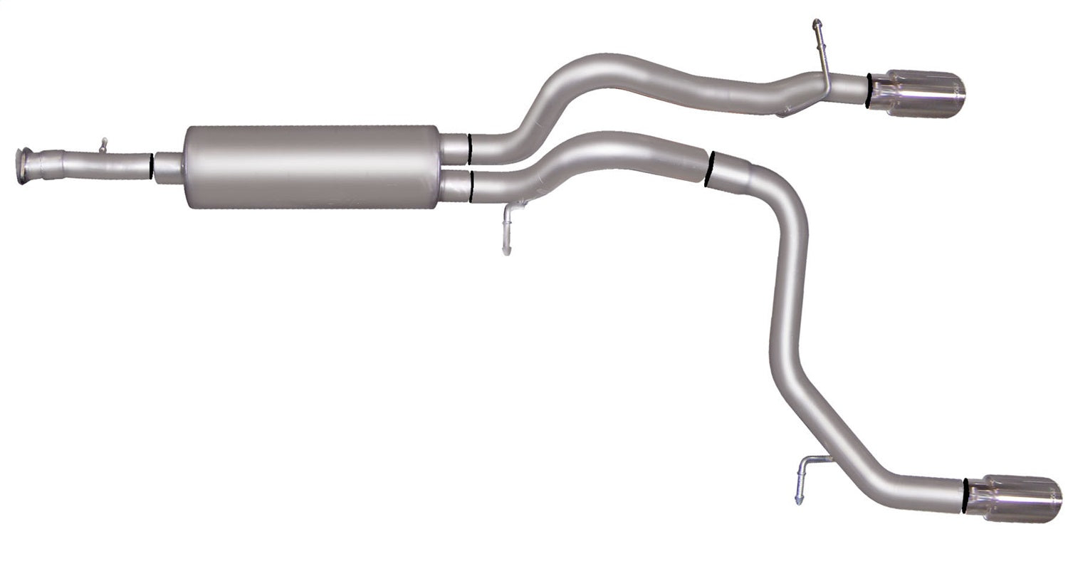 Gibson Performance Exhaust 312700 Cat-Back Dual Split Exhaust System; Aluminized Gibson Performance Exhaust 312700