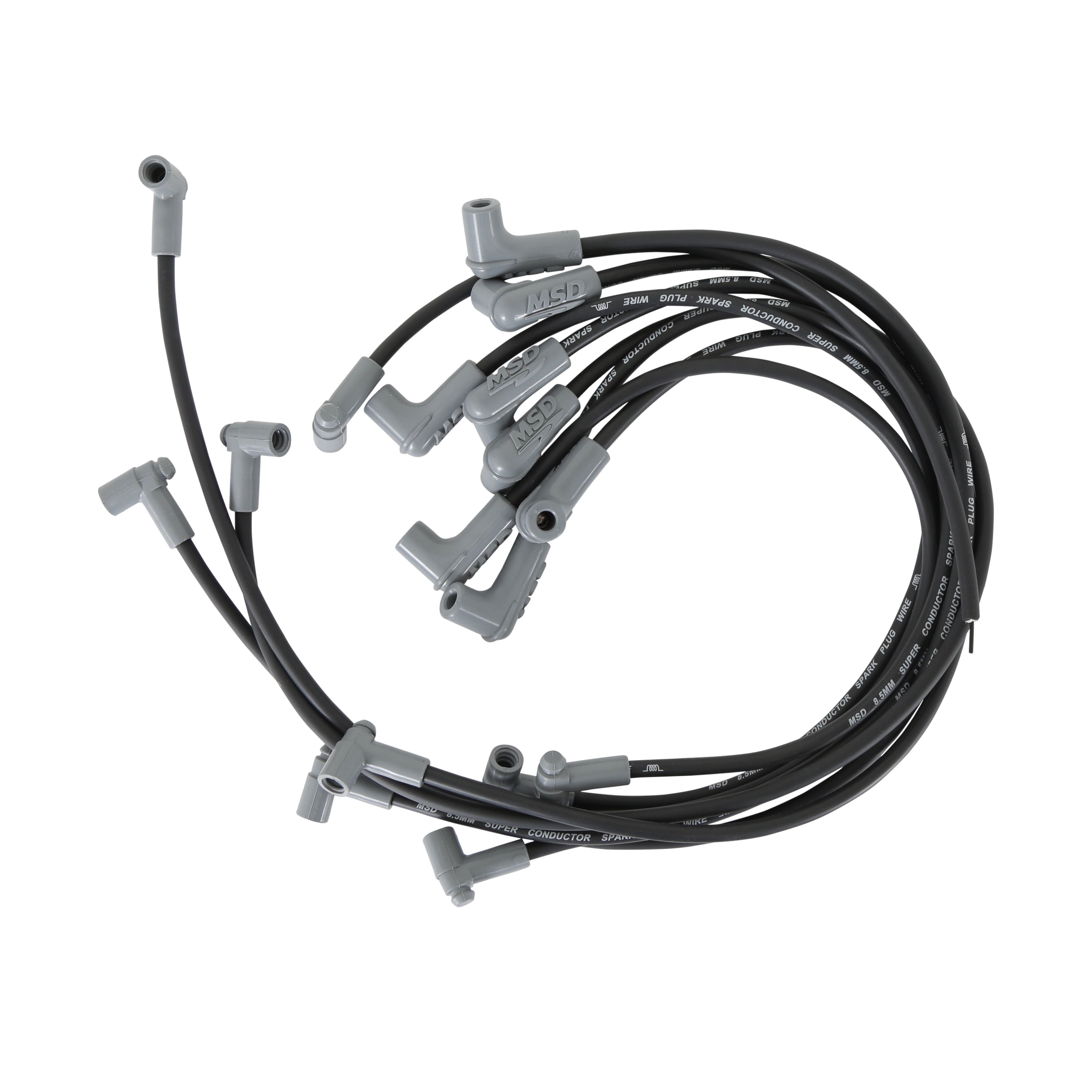 MSD 31353 8.5MM Spark Plug Wire Set - Black MSD 31353