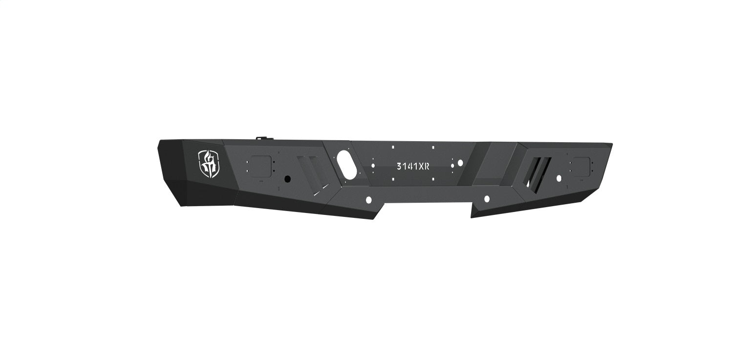 Road Armor 3141XR0B Spartan Rear Bumper; Texture Black; Road Armor 3141XR0B