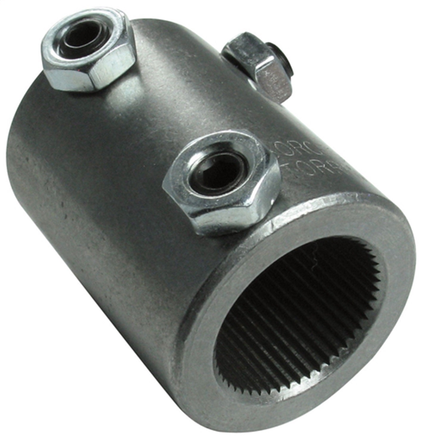 Borgeson 314349 Welded steel steering coupler. Fits 1in.-48 Spline X 3/4in. Double-D. Borgeson 314349