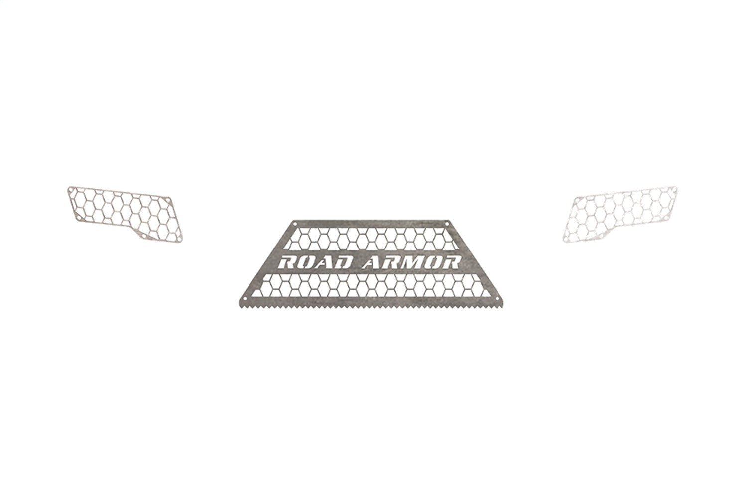 Road Armor 3152DRMH Identity Rear Bumper Components; Hyve Mesh; Raw Stainless Steel; Road Armor 3152DRMH