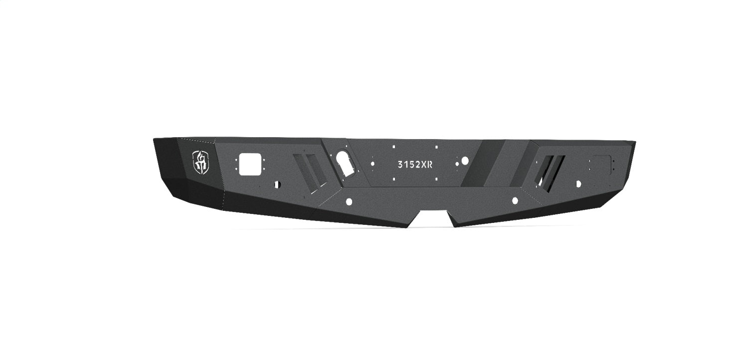Road Armor 3152XR0B Spartan Non-Winch Rear Bumper; Steel; Satin Black; Road Armor 3152XR0B