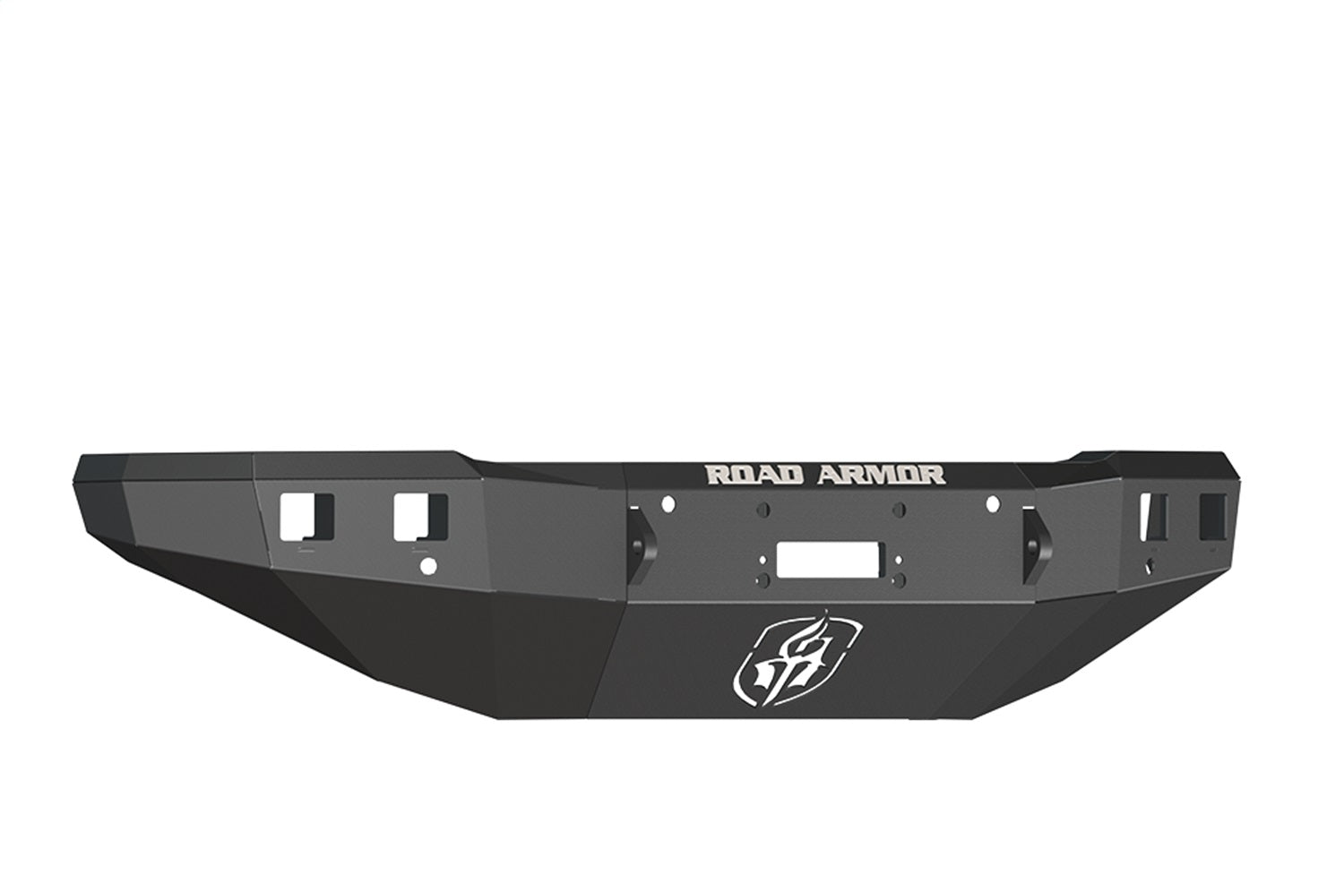 Road Armor 315R0B Stealth Winch Front Bumper; Steel; Satin Black; Square Fog Light Holes; Road Armor 315R0B