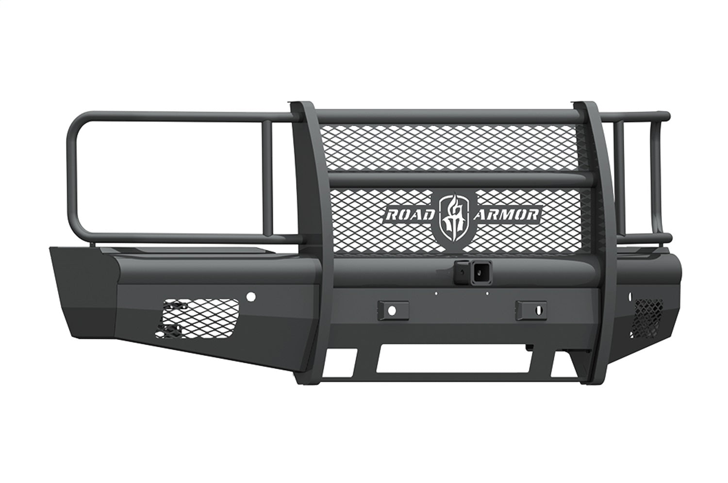 Road Armor 315VF26B Vaquero Non-Winch Front Bumper; Full Guard; 2 in. Receiver; Satin Black; Road Armor 315VF26B