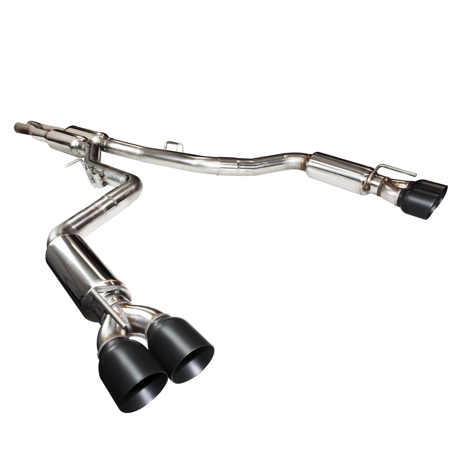 Kooks Custom Headers 31634310 3in. SS Connection-Back Exhaust w/Black Tips. 2015-2020 Challenger Hellcat 6.2L. Kooks Custom Headers 31634310