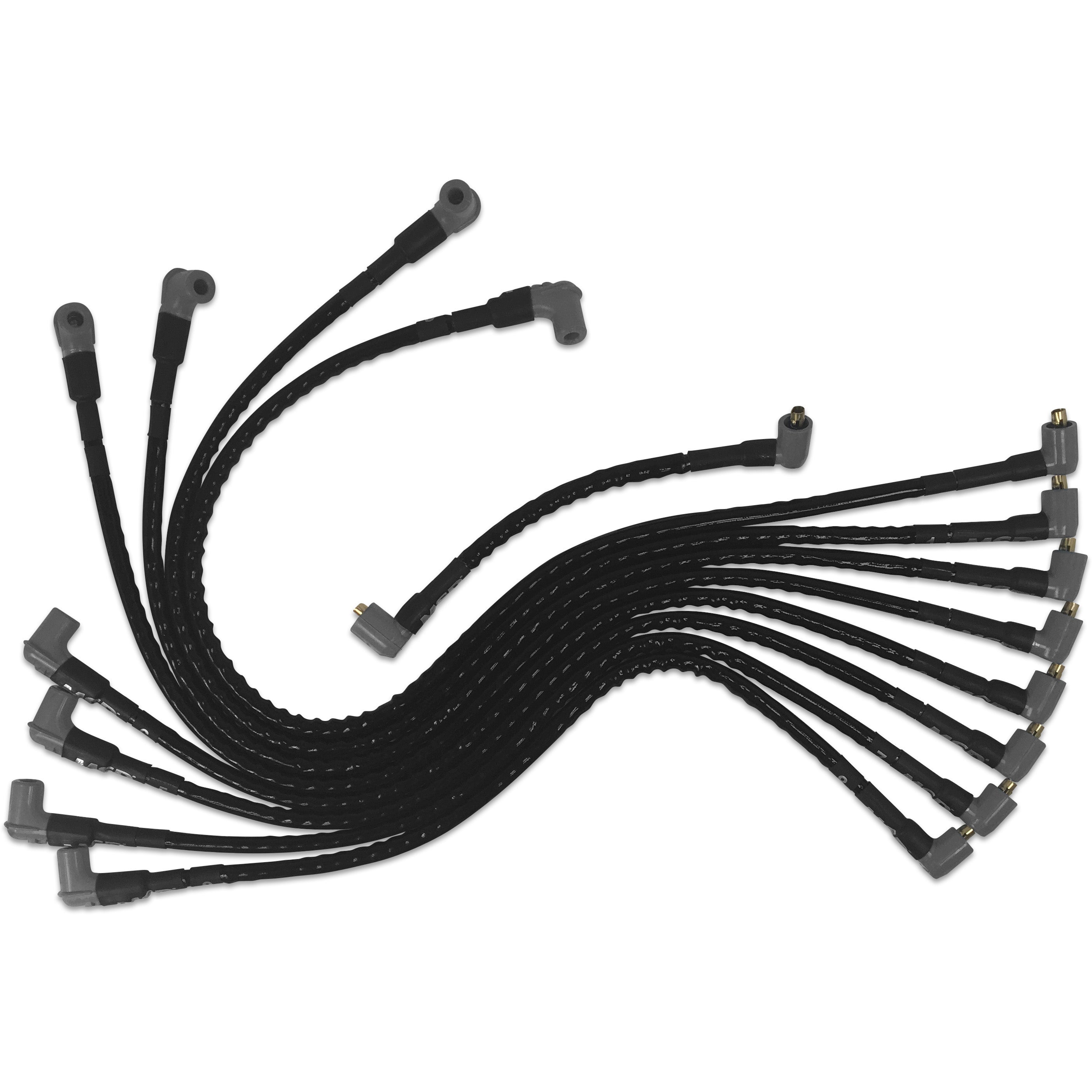 Sleeved Spark Plug Wires for SBC over valve cover, socket
