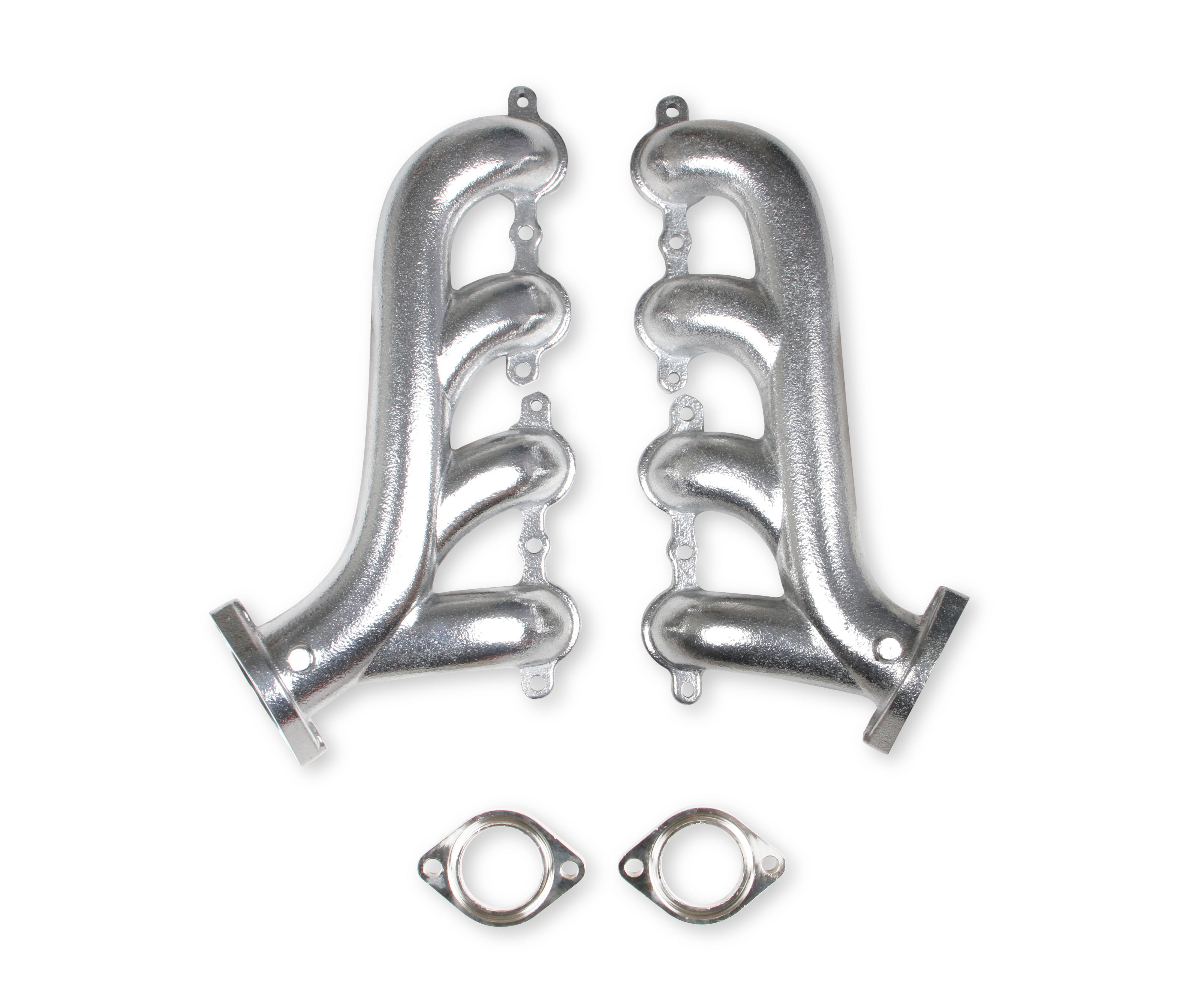 Flowtech LS Swap Exhaust Manifolds - Silver Ceramic Finish