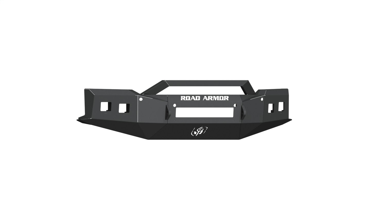 Road Armor 3191F3B-NW Stealth Non-Winch Front Bumper; Sheet Metal; Pre-Runner Guard; Texture Black; Road Armor 3191F3B-NW