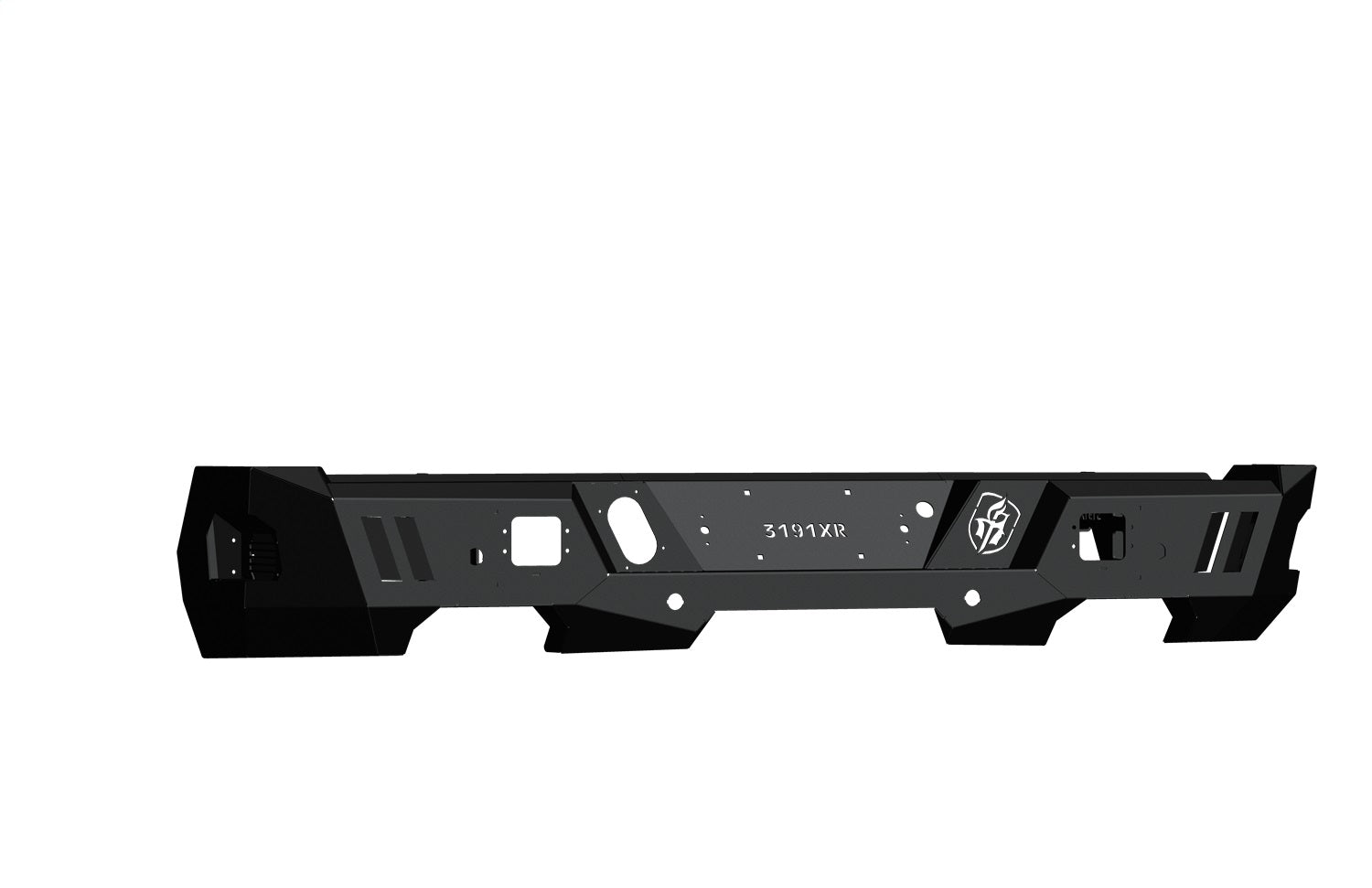 Road Armor 3191XR0B Spartan Rear Bumper; Texture Black; Road Armor 3191XR0B
