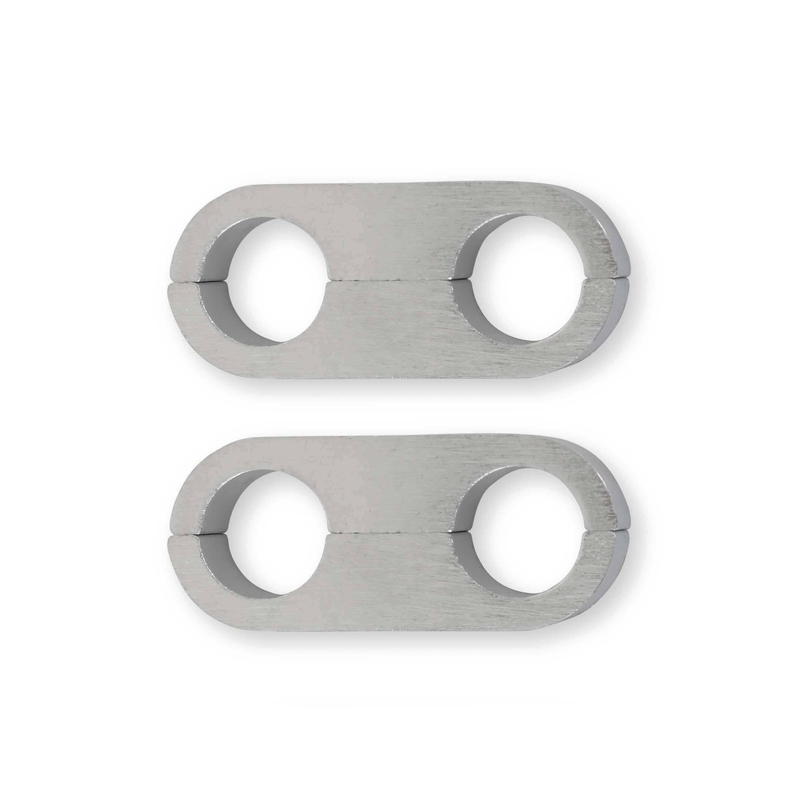 Earl's Performance 167208ERL 1/2in. Polished Alum. Hose/Tube Separators-2pk Earl's Performance 167208ERL