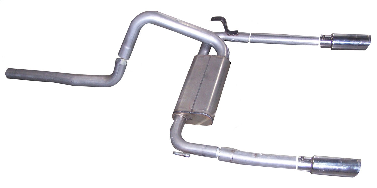 Gibson Performance Exhaust 320000 Cat-Back Dual Exhaust System; Aluminized Gibson Performance Exhaust 320000