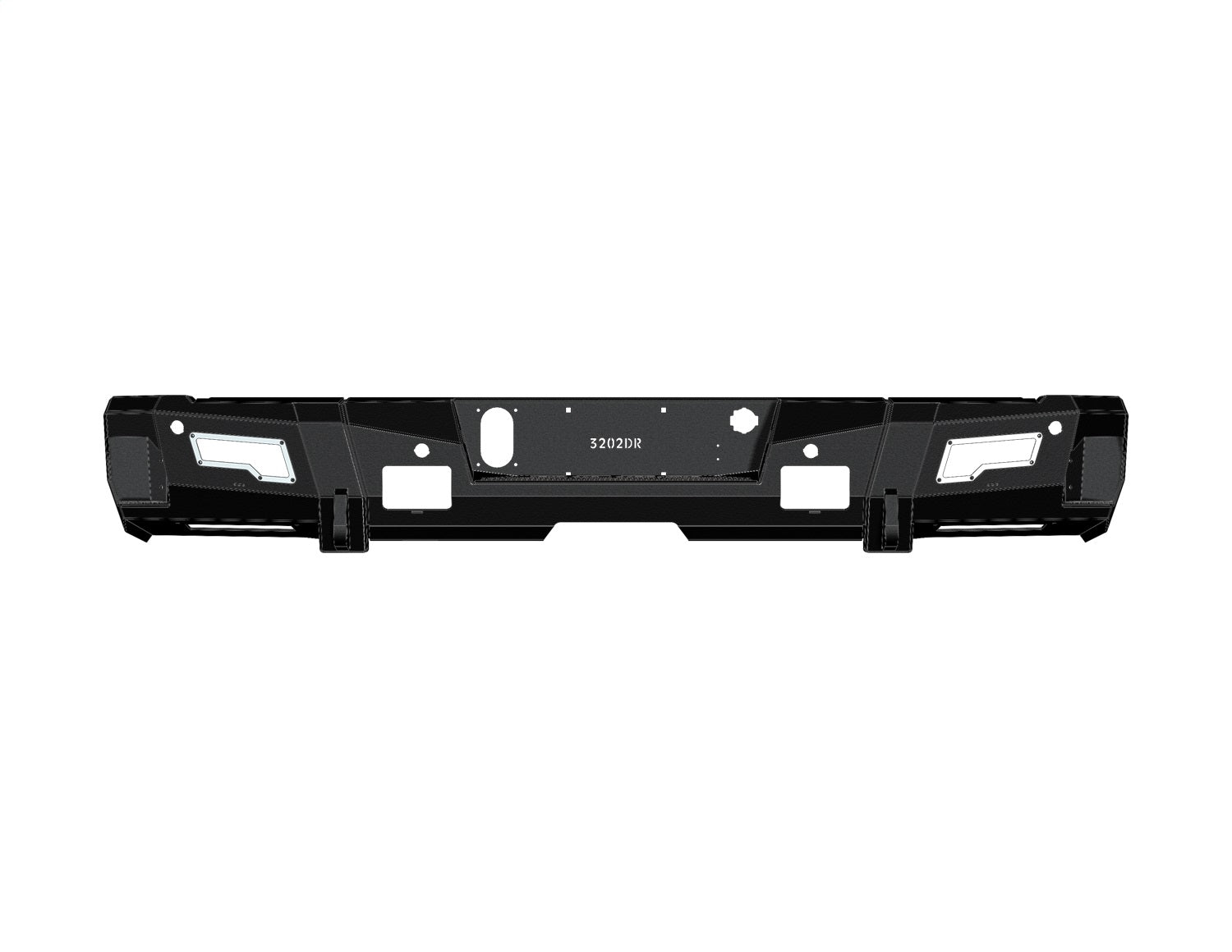 Road Armor 3202DR-B0-P2-MR-BH-B Identity Rear Bumper Shackle End Pods Road Armor 3202DR-B0-P2-MR-BH-B