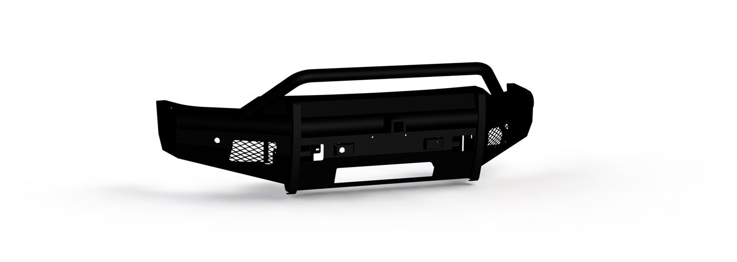 Road Armor 3202VF24B Vaquero Non-Winch Front Bumper; Pre-Runner Guard; 2 in. Receiver; Texture Black; Road Armor 3202VF24B