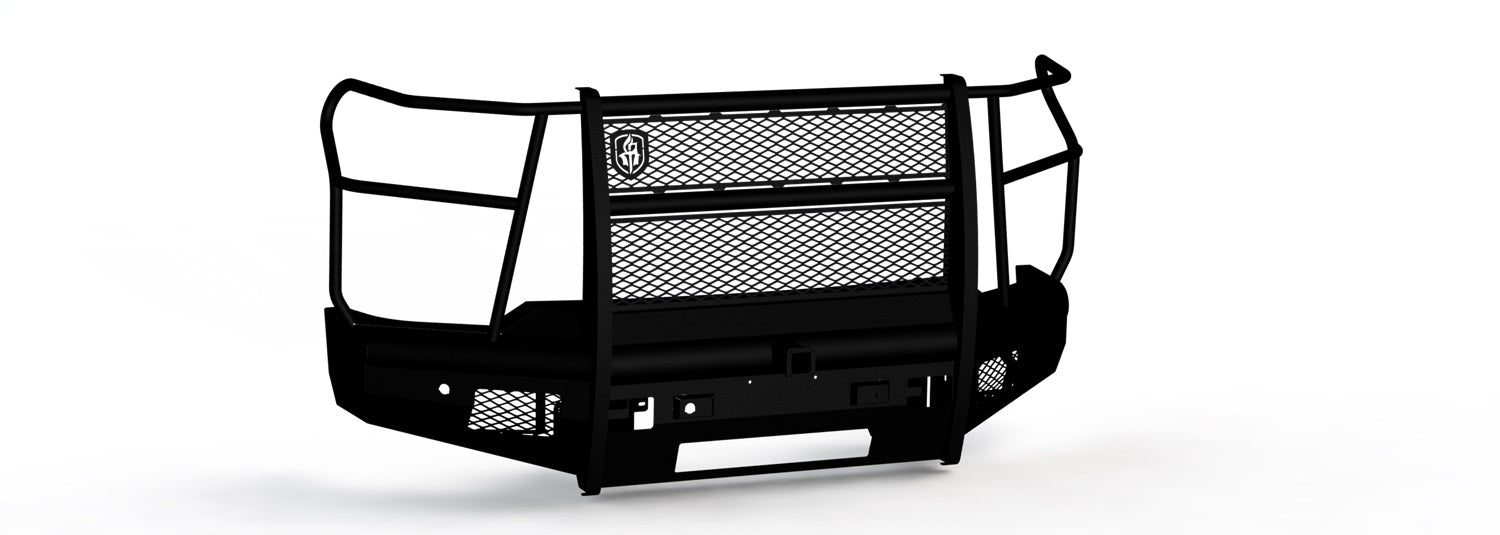 Road Armor 3202VF26B Vaquero Non-Winch Front Bumper; Full Guard; 2 in. Receiver; Texture Black; Road Armor 3202VF26B